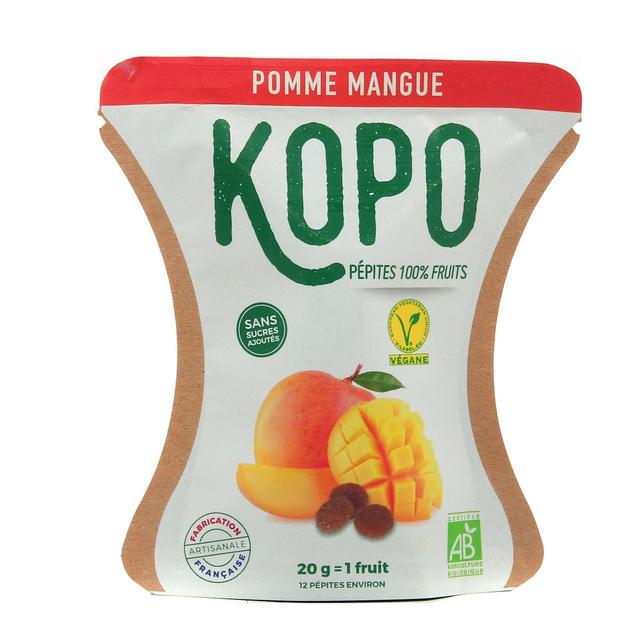3770006385223 - Kopo - Pépites 100 fruits Bio - Pomme Mangue