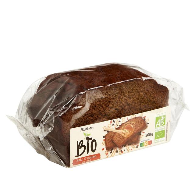 3596710327423 - Auchan BIO - Pain d'épices au miel bio