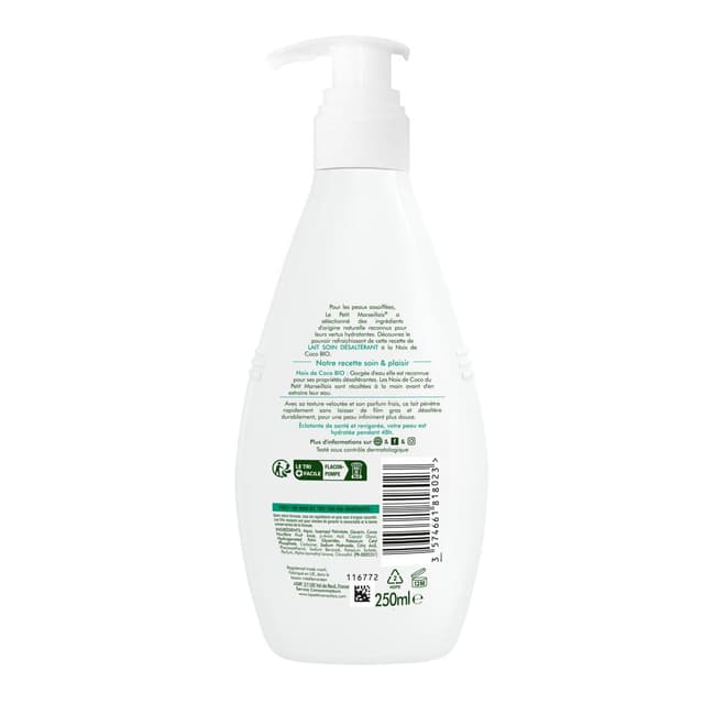 3574661818023 - Le Petit Marseillais - Lait Corps Noix de Coco Bio