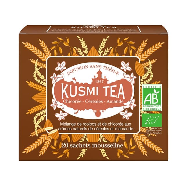 3585810119823 - Kusmi Tea - Rooibos Chicorée Céréales Amande bio