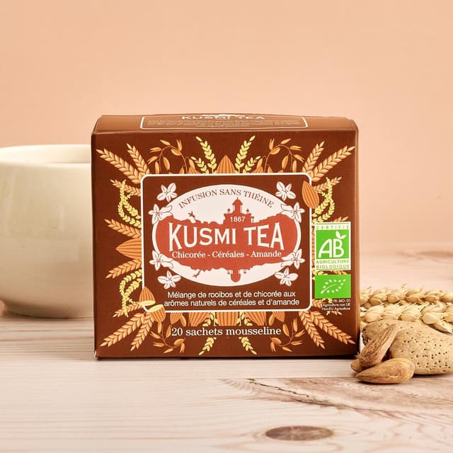 3585810119823 - Kusmi Tea - Rooibos Chicorée Céréales Amande bio