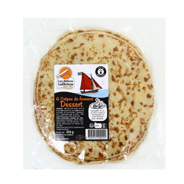 3305012200224 - Les Délices de Landeleau - Crêpes de Froment Dessert, 315g