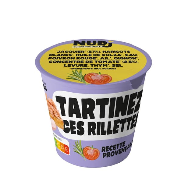 3770020560224 - Nudj - Rillette Végé Bio, Provençale