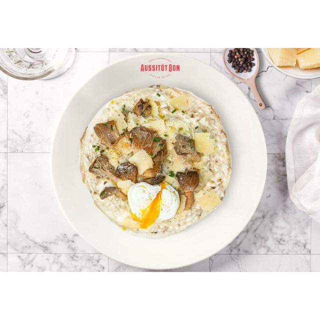 3701565400324 - Aussitôt Bon - Risotto Pleurote, Oeuf Mollet