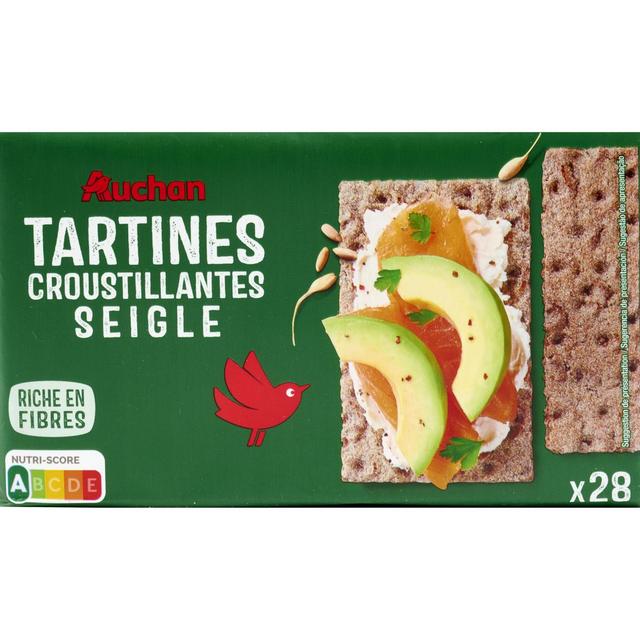 3596710540624 - Auchan - Tartines croustillantes seigle