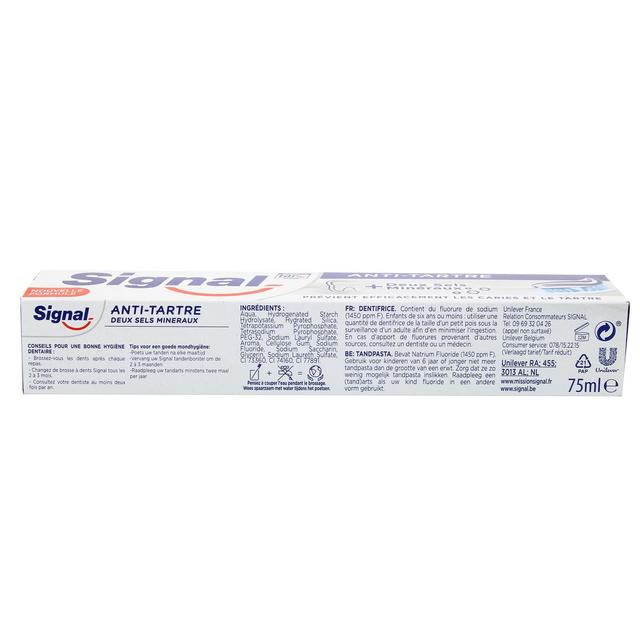 8712561122924 - Signal - Dentifrice en tube Anti tartre
