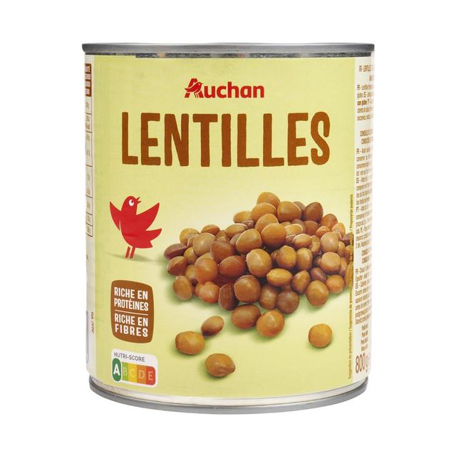 3596710491223 - Auchan - Lentilles préparées
