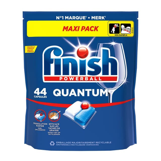3059946164724 - Finish - Capsules Lave-Vaisselle Powerball Quantum Maxi Pack