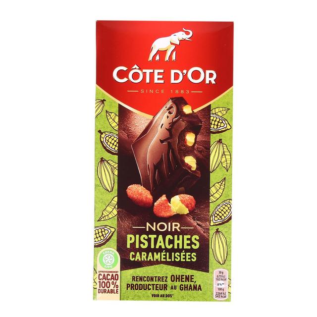 7622210995124 - Côte d'Or - Chocolat noir aux pistaches caramélisées