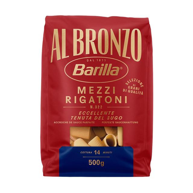 8076809585224 - Barilla Al Bronzo - Pâtes Mezzi Rigatoni Premium