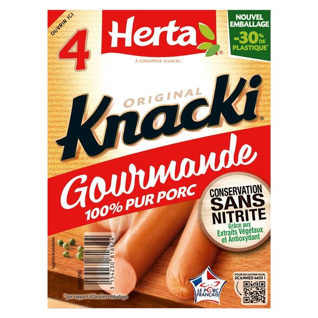 3154230816324 - Herta - Knacki Gourmande 100% Pur Porc