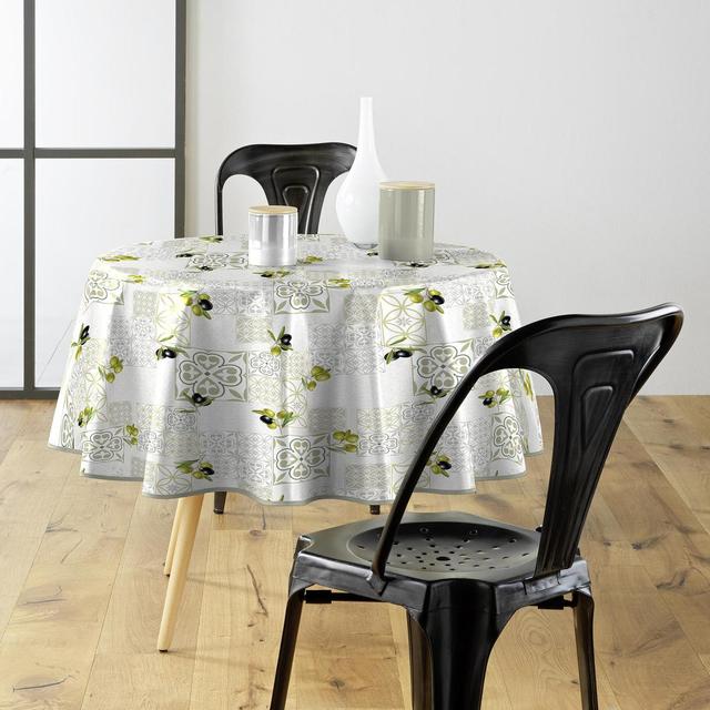 3574387108224 - Douceur D Interieur - Nappe ronde en PVC Andalousie
