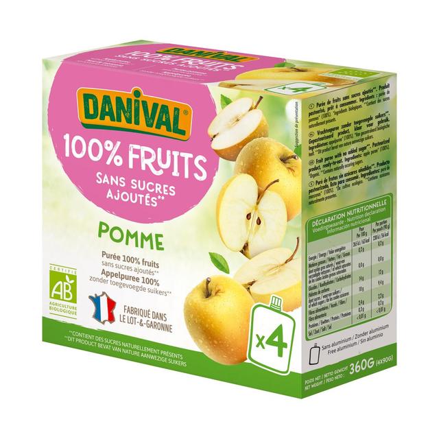 3431590008324 - Danival - Poki bio Purée de pomme