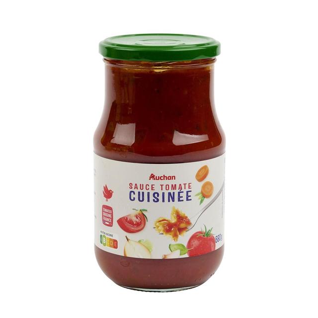 3596710448524 - Auchan - Sauce tomate cuisinée origine France en bocal