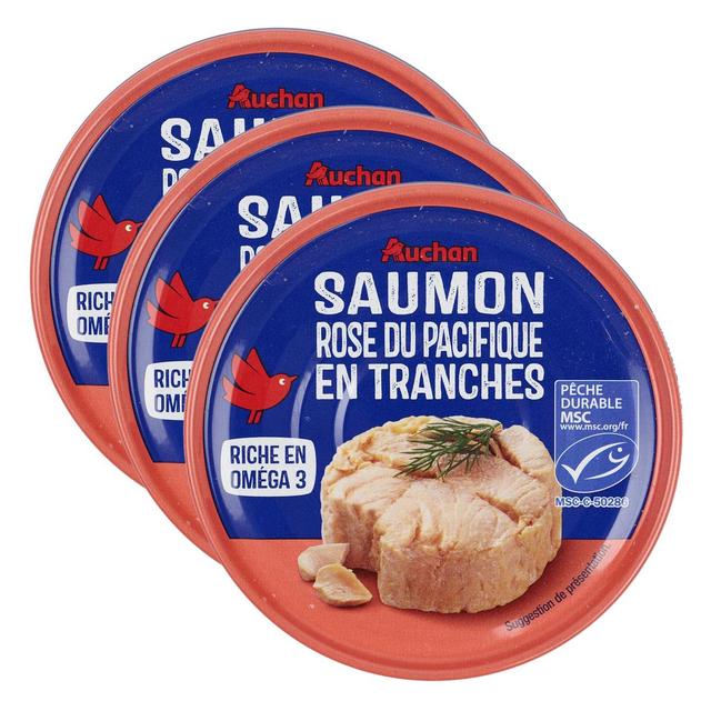 2050000409424 - Auchan - Saumon sans arêtes au naturel MSC