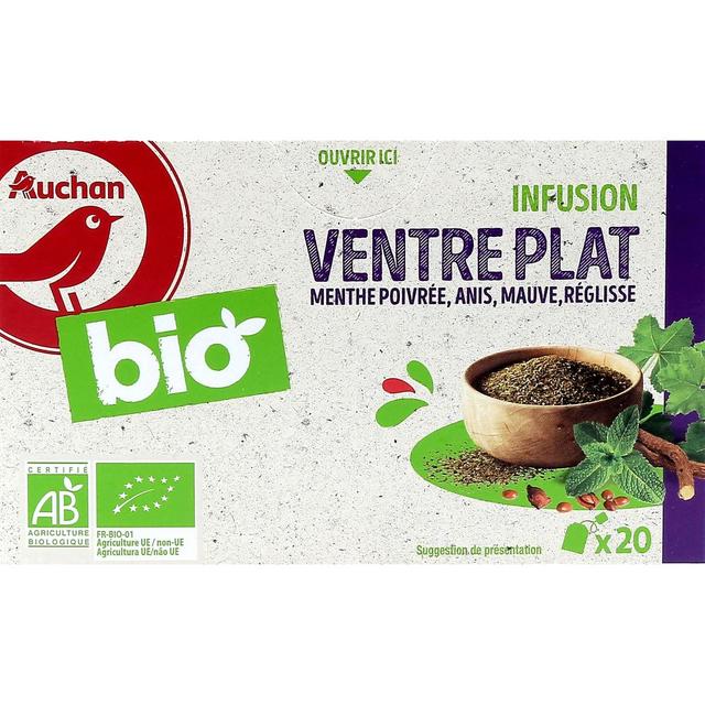 3596710409624 - Auchan BIO - Infusion ventre plat Bio