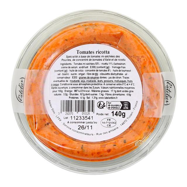 3292070010325 - Atelier Blini - Tomates des Pouilles & Ricotta Crémeuse
