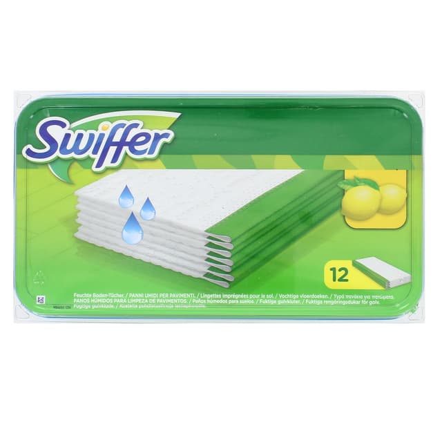 5413149750425 - Swiffer - Lingettes imprégnées pour le sol parfum citron