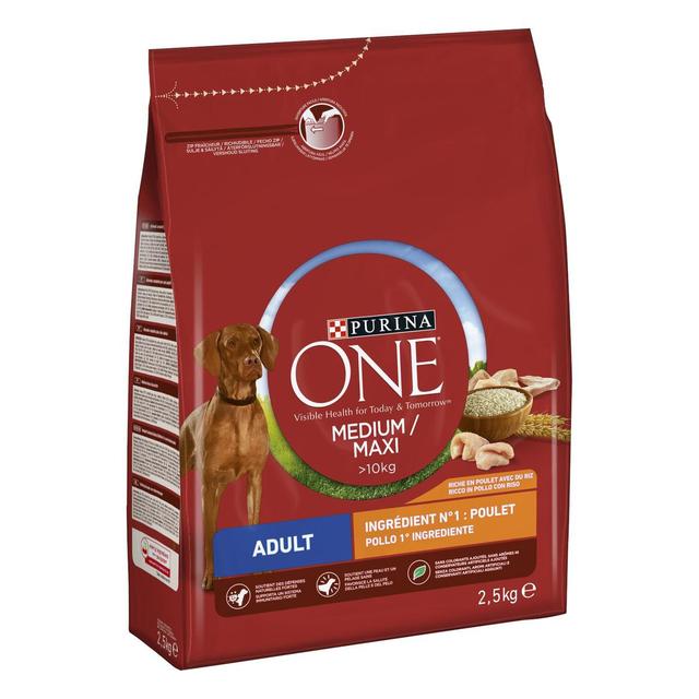 7613036120425 - Purina - One - Croquettes Poulet Riz pour Chien moyen et grand adulte