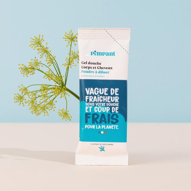 3760349450825 - Pimpant - Gel douche 2-en-1 criste marine poudre