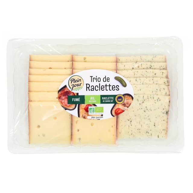 3701363300925 - Plein Jour - Trio de Raclette Bio