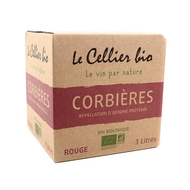 3760056651225 - Corbières Rouge AOP - Le Cellier Bio 13°