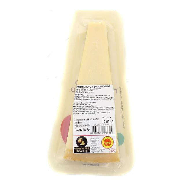 8002461871825 - Vivaldi - Parmigiano Reggiano AOP (DOP) - Lait de vache cru