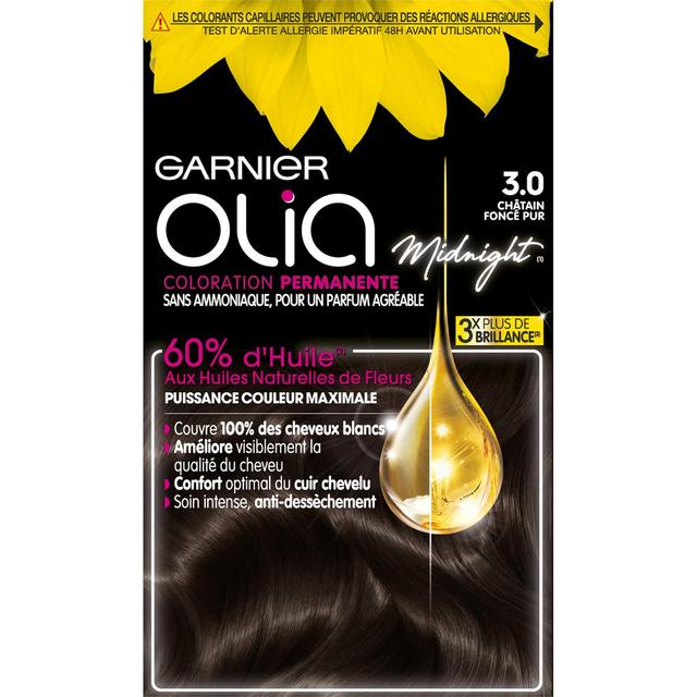 3600541232525 - Garnier - Coloration permanente 3.0 châtain foncé pur