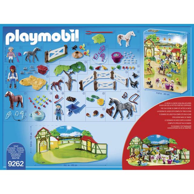 4008789092625 - PLAYMOBIL® Christmas - Calendrier de l'Avent Centre équestre