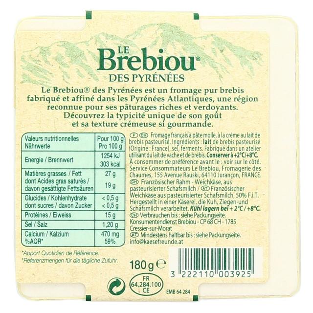 3222110003925 - Brebiou - Fromage au lait de brebis