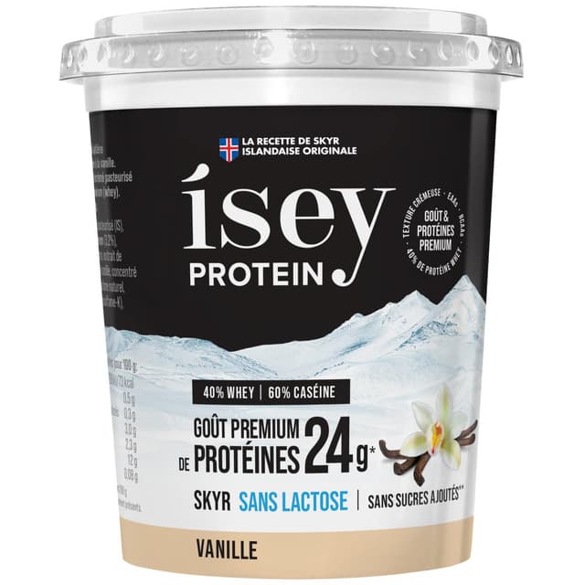 5690845004025 - Isey Protein - Skyr vanille sans lactose et sans sucre ajouté