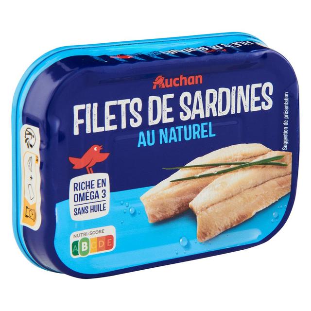3596710545025 - Auchan - Filets de sardines au naturel