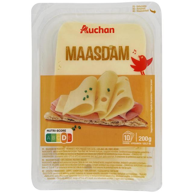 3596710365425 - Auchan - Maasdam en tranche