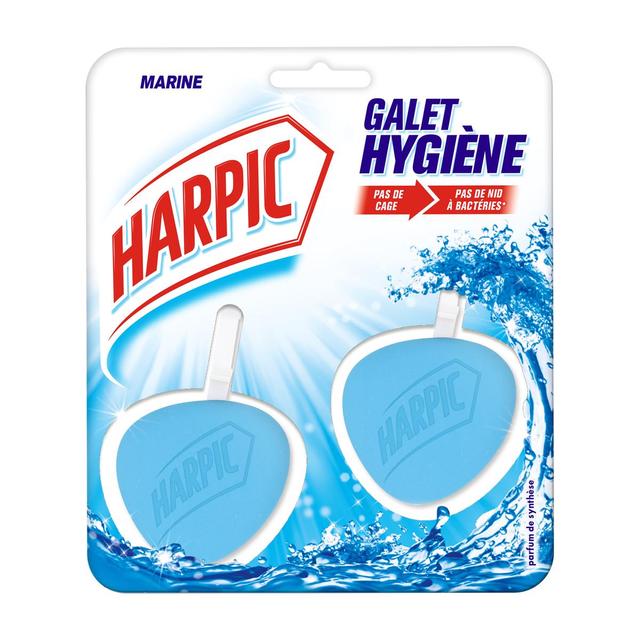 3059941006425 - Harpic - Blocs WC Nature Fresh aux huiles essentielles - Parfum Marine