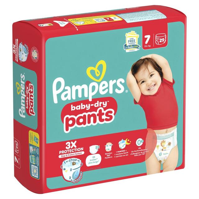 8700216596725 - Pampers Babydry Pants - Couches Culottes Bébés Baby-dry Pants T7 15+kg