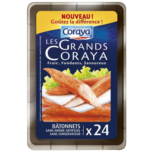 3276170027025 - Coraya - Grand Bâtonnet de surimi 374g