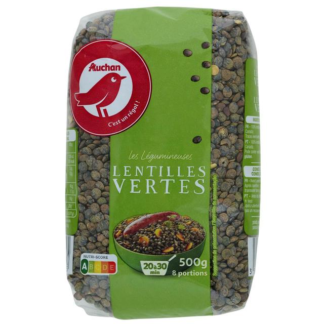 3596710463695 - Auchan - Lentilles vertes