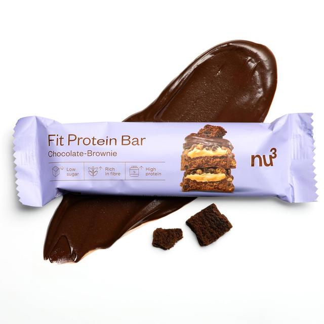 4260593957525 - NU3 - Barre Protéinée Chocolat Brownie- Fit Protein Bar