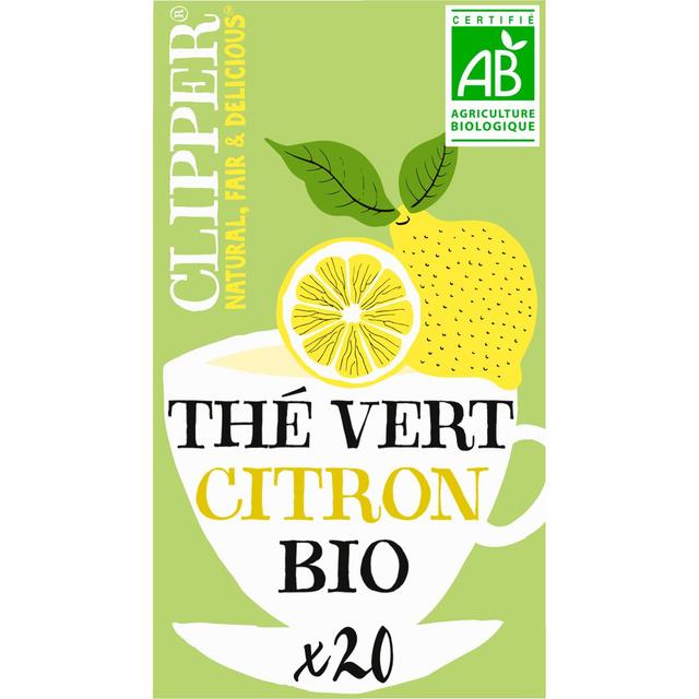 5021991938825 - Clipper - Thé Vert au Citron Bio