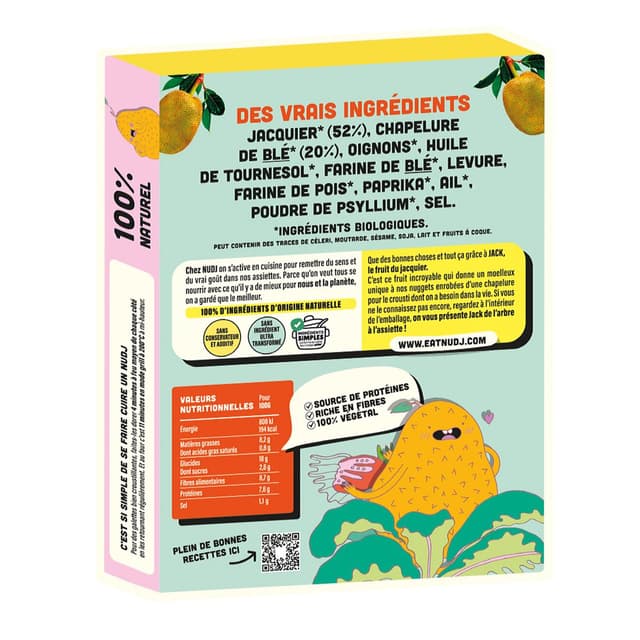 3770020560026 - Nudj - Nuggets végétales bio nature