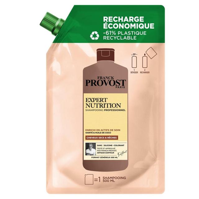3600551151526 - Franck Provost - Recharge Shampoing Expert Nutrition Karité & Huile de Coco