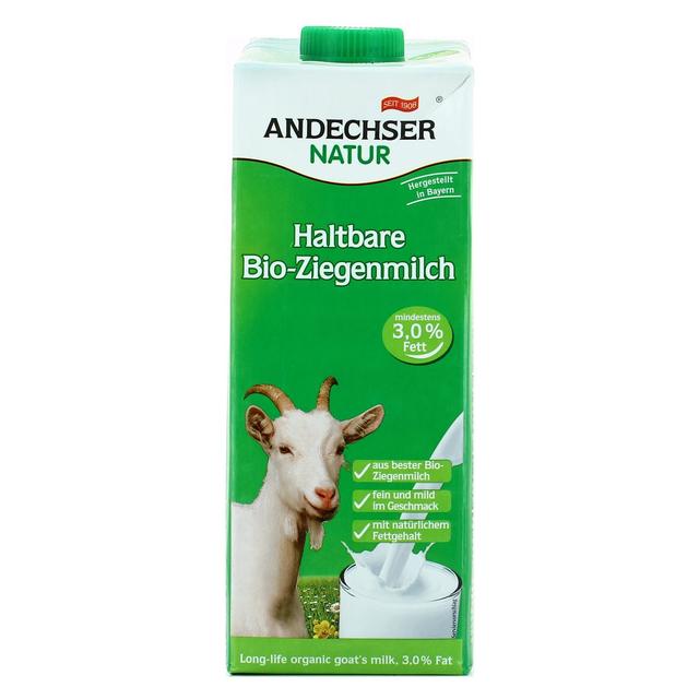 4104060031526 - Andechser Natur - Lait de chèvre bio entier 3,0 % MG