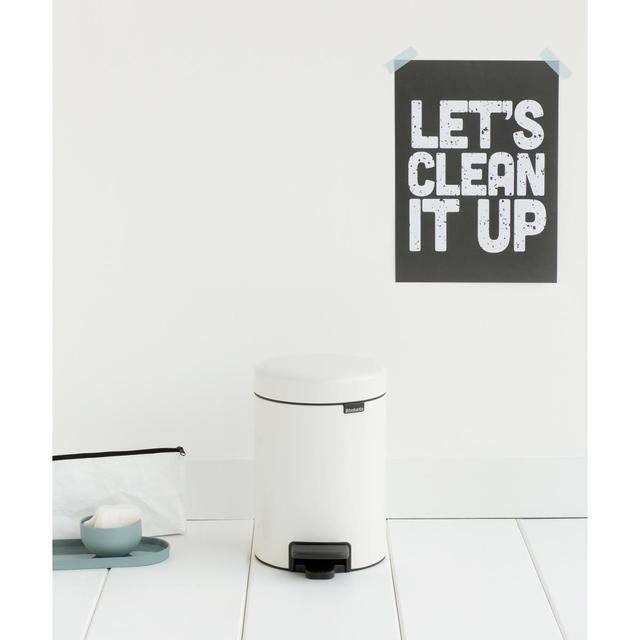 8710755112126 - Brabantia - Poubelle à pédale NewIcon Blanche