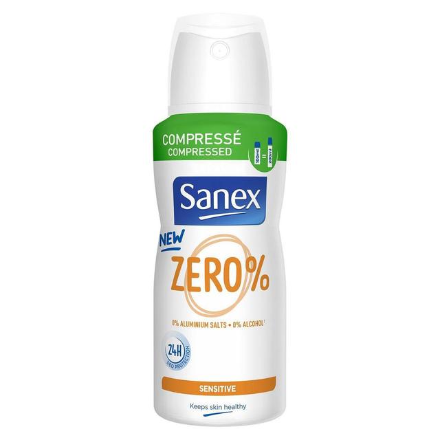 8718951133426 - Sanex - Déodorant compressé 24h 0% Zéro pour peaux sensibles