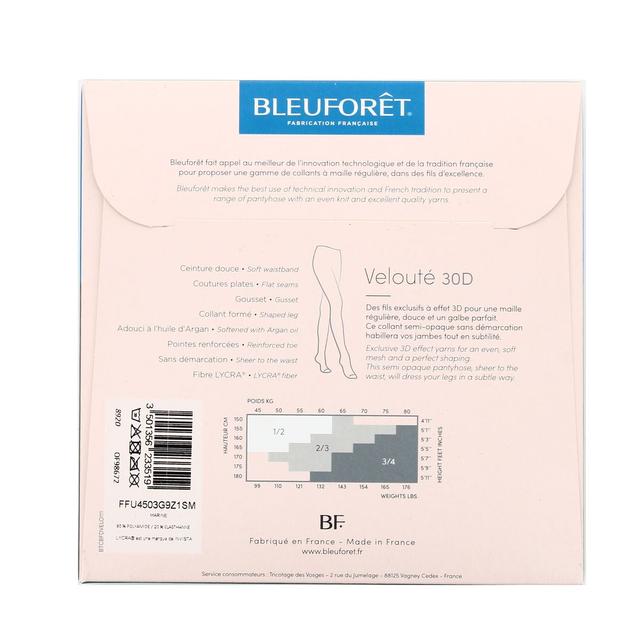 3501356233526 - Bleuforêt - Collant semi opaque Marine 30D