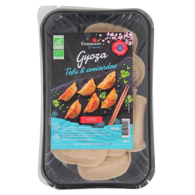 3760098454426 - Coquelicot Provence - Gyoza Tofu et Coriandre Bio