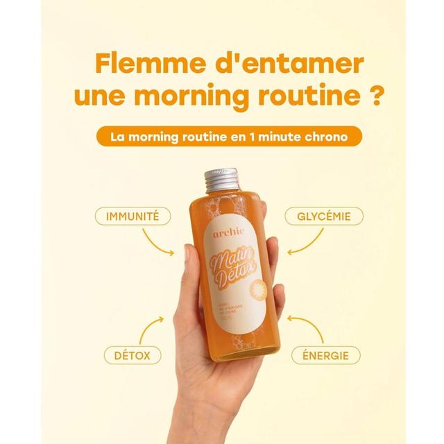 3770018305226 - Archie - Vinaigre de cidre et épices Bio - Cure Matin Detox