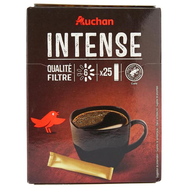 3245678115626 - Auchan - Café soluble qualité filtre en stick intensité 6