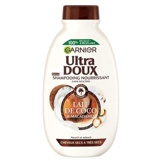 3600542525626 - Garnier - Ultra Doux - Shampooing Nourrissant Lait de Coco & Macadamia