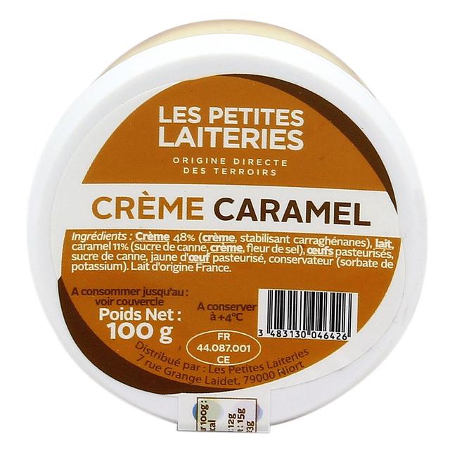 3483130046426 - Les Petites Laiteries - Petit Pot de Crème Caramel - Lait de vache pasteurisé